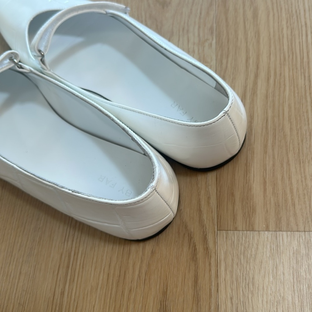 BY FAR Molly ballet Leather Flat white size - 39 - Picture 4 of 6